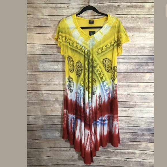 Fashion Force Dresses & Skirts - ❌Sold❌Tie Dye Leisure Boho Dress one size